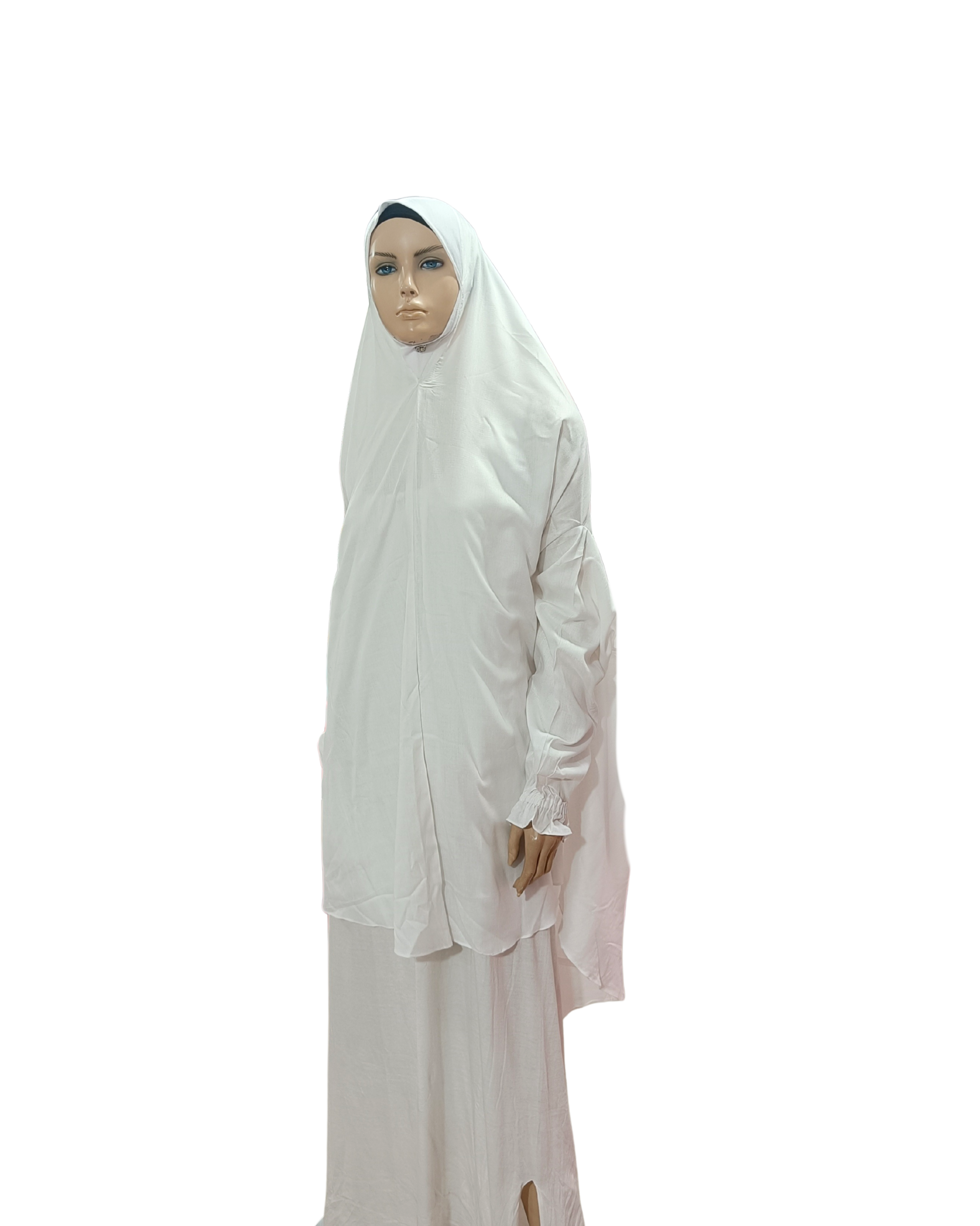 Printed Cotton Namaaz Hijab – Soft, Breathable & Full Coverage.B009P024