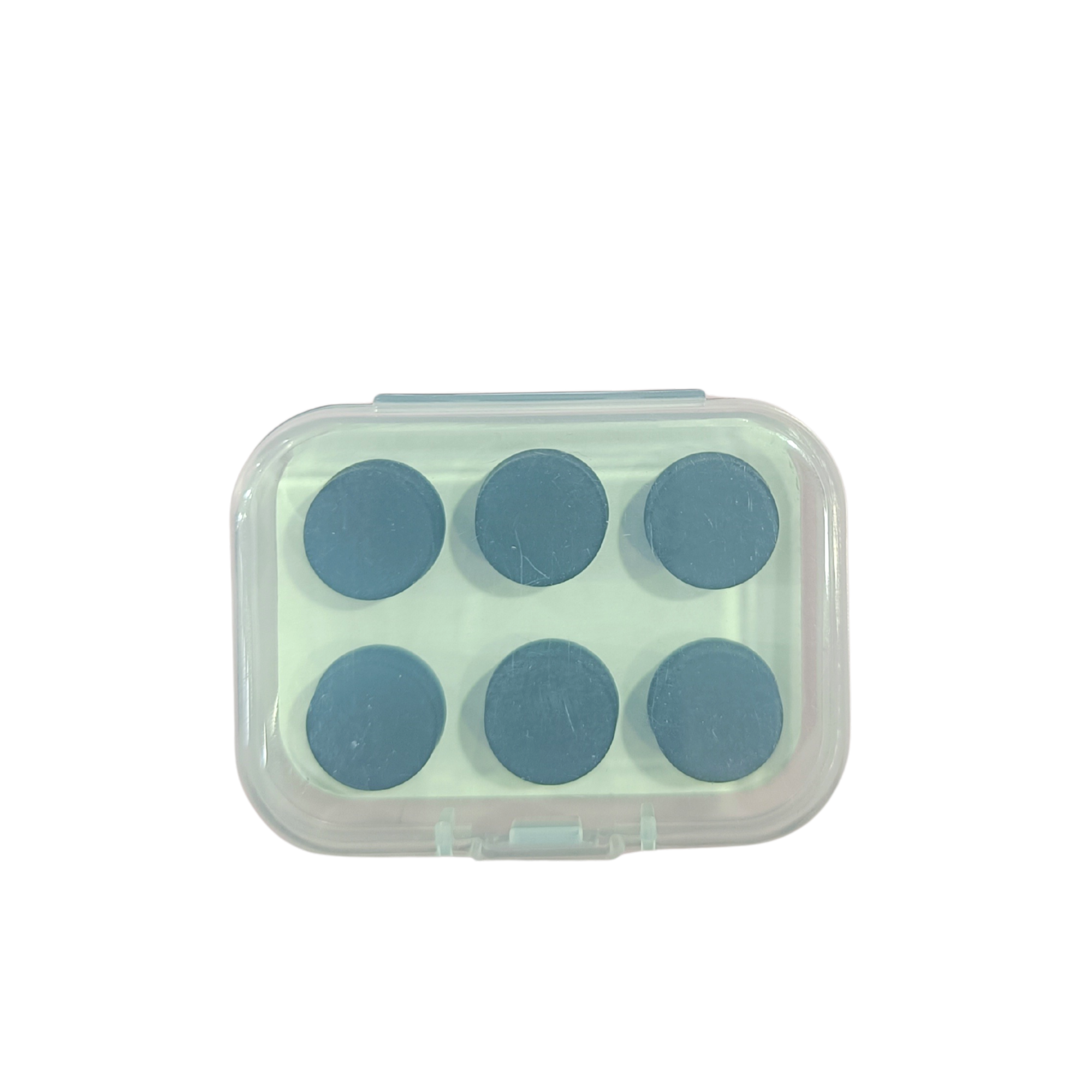 🧲 Classic Round Hijab Magnets – Box of 6 (Black)- MP-016