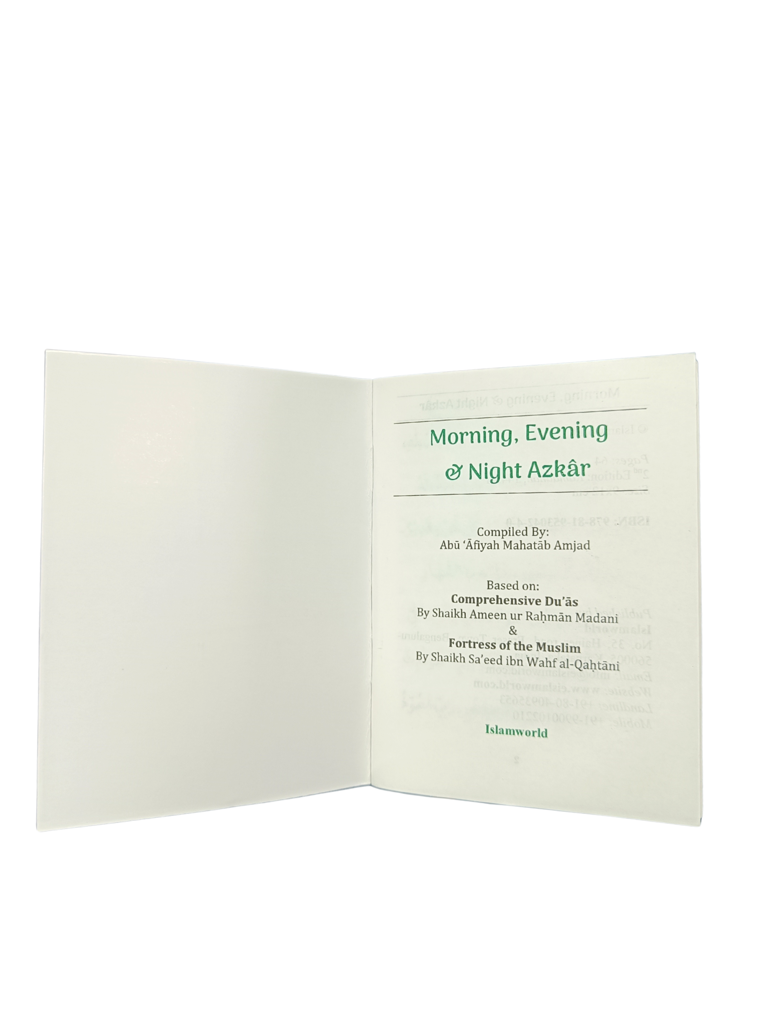 Morning, Evening & Night Azkār(Pocket-Size)-Book001