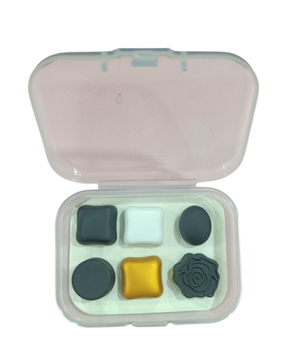 Premium Hijab Magnets – Designer Shape Set (Multi-Style Pack)- MP-013