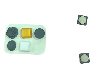 Premium Hijab Magnets – Designer Shape Set (Multi-Style Pack)- MP-013