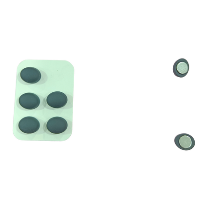 🧲 Oval Hijab Magnets Set – Box of 6 (Classic Matte Finish)- MP-015