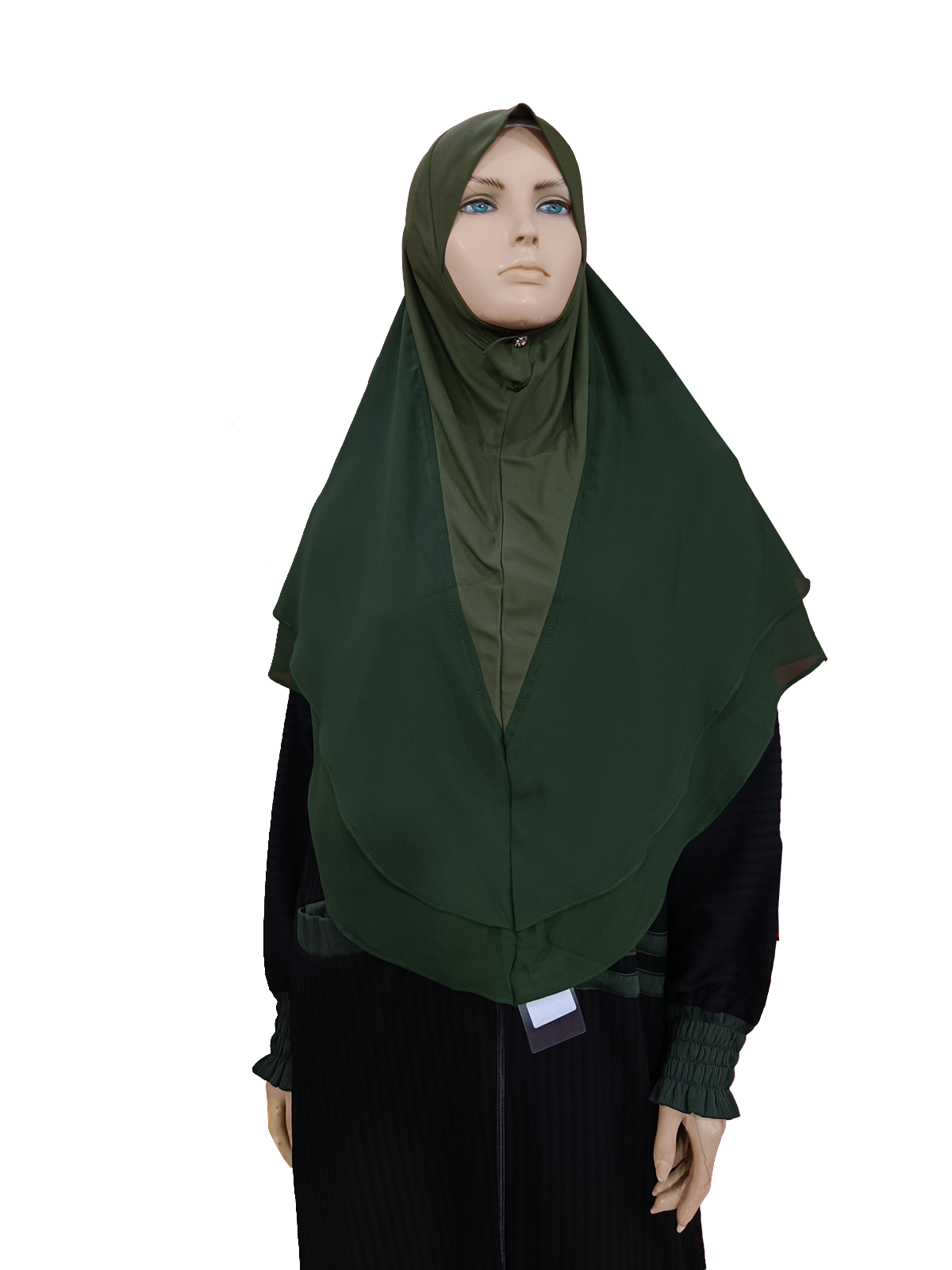 Intent Hijab 3 Piece-BGreen - XL Size-B003P020