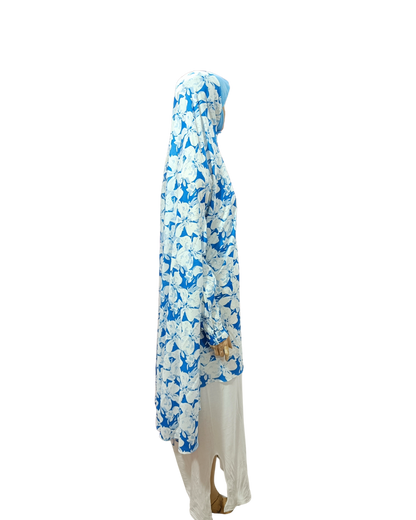 Printed Cotton Namaaz Hijab – Soft, Breathable & Full Coverage.B009P022