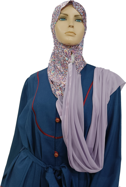 Kuwaity Hijab Printed - B003P010