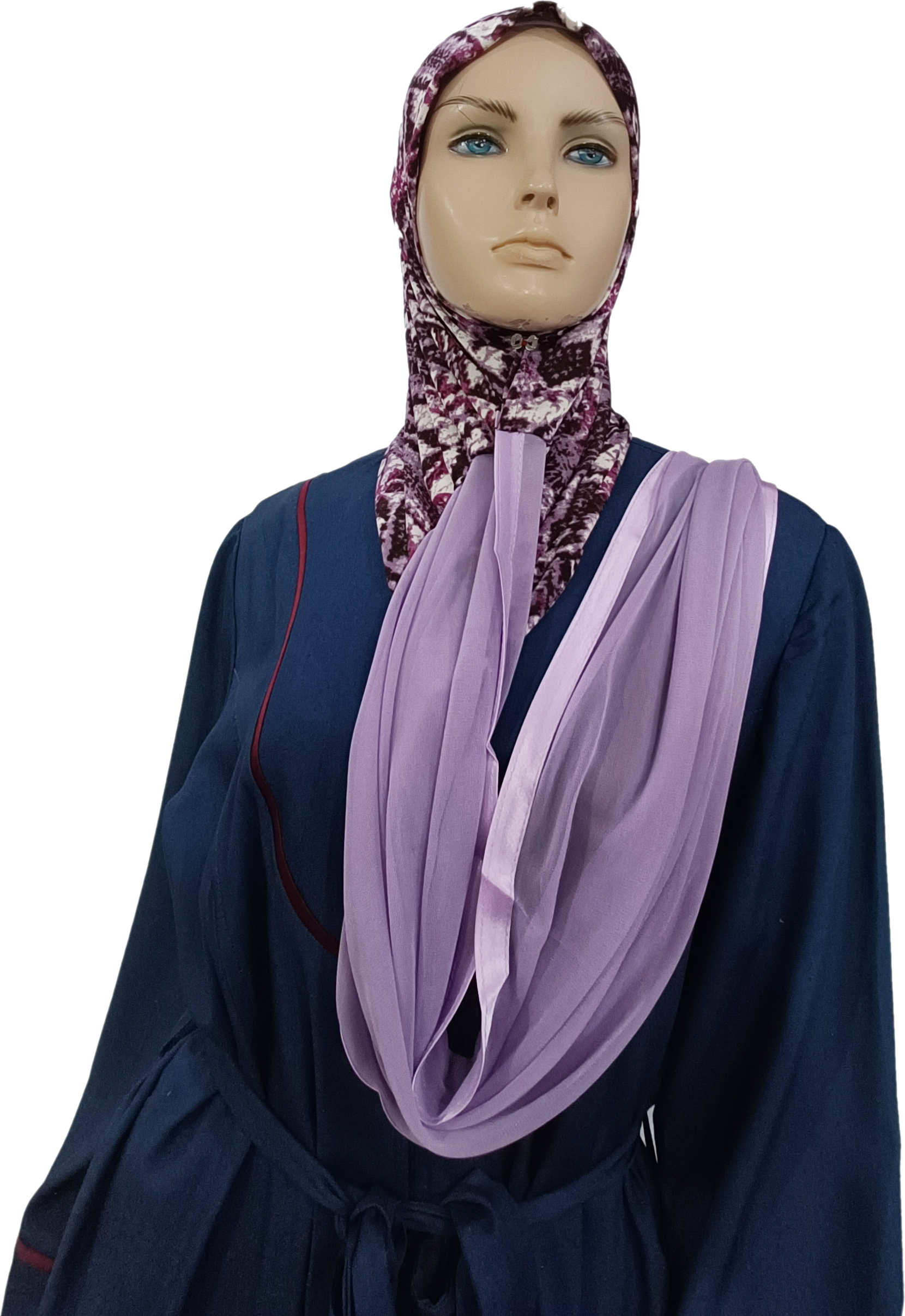 Kuwaity Hijab Printed - B003P015