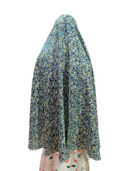 Printed Cotton Namaaz Hijab – Soft, Breathable & Full Coverage.B009P012
