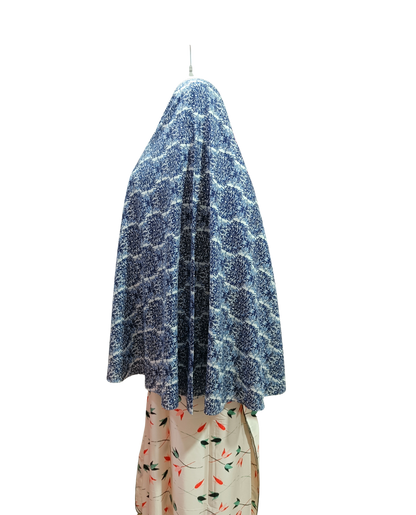 Printed Cotton Namaaz Hijab – Soft, Breathable & Full Coverage.B009P007