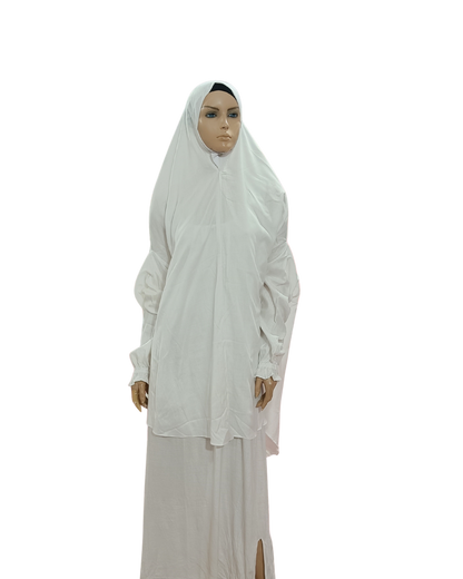 Printed Cotton Namaaz Hijab – Soft, Breathable & Full Coverage.B009P024