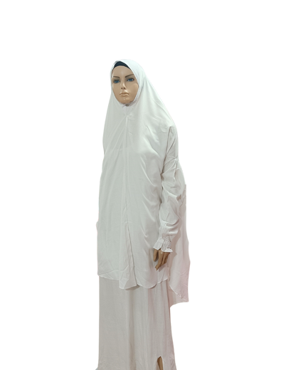 Printed Cotton Namaaz Hijab – Soft, Breathable & Full Coverage.B009P025