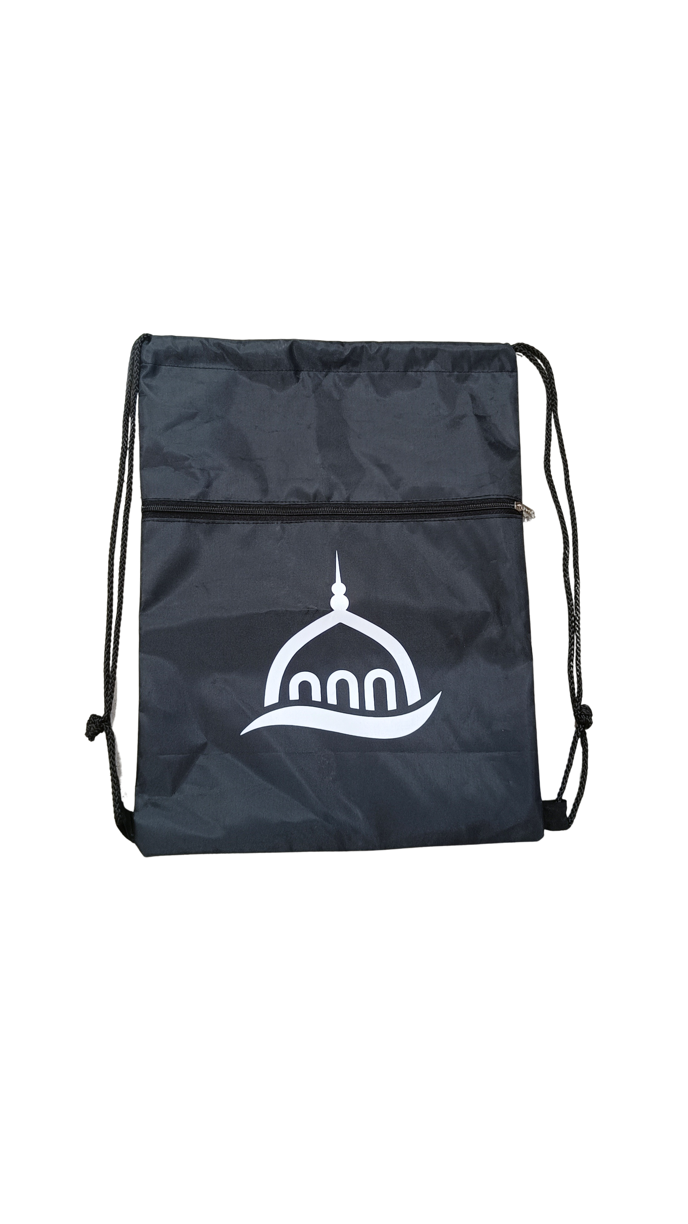 Hajj & Umrah Drawstring Bag with Zip Pocket